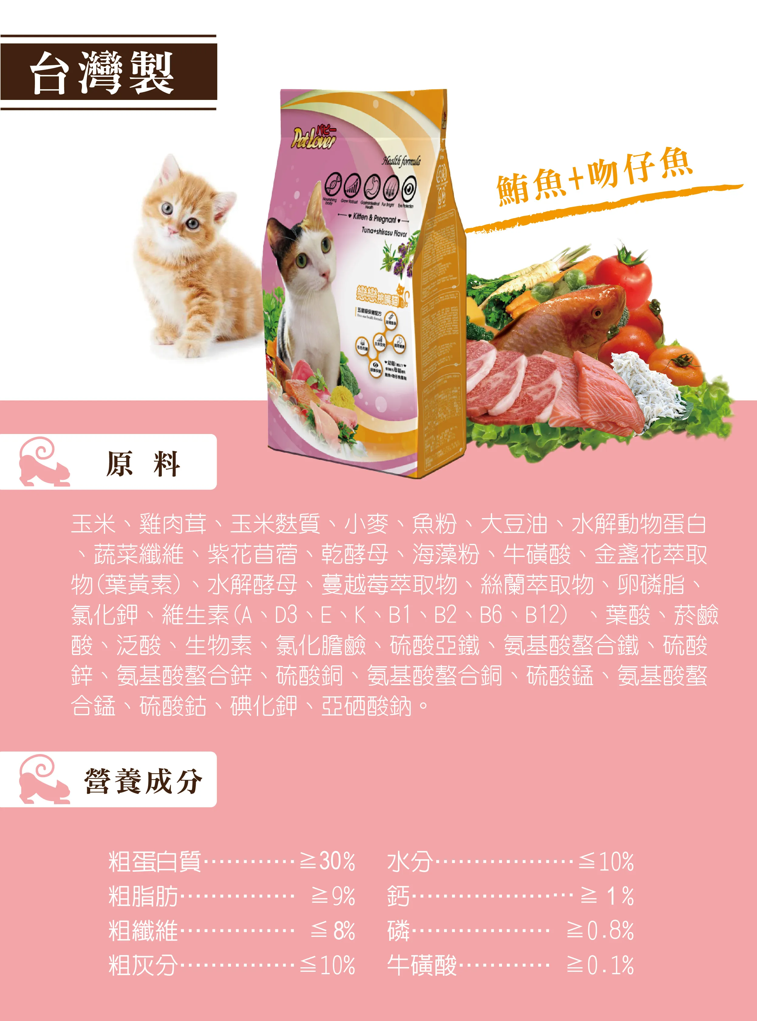 喵星人的健康由我們把關│全球寵物小貓飼料及乾糧